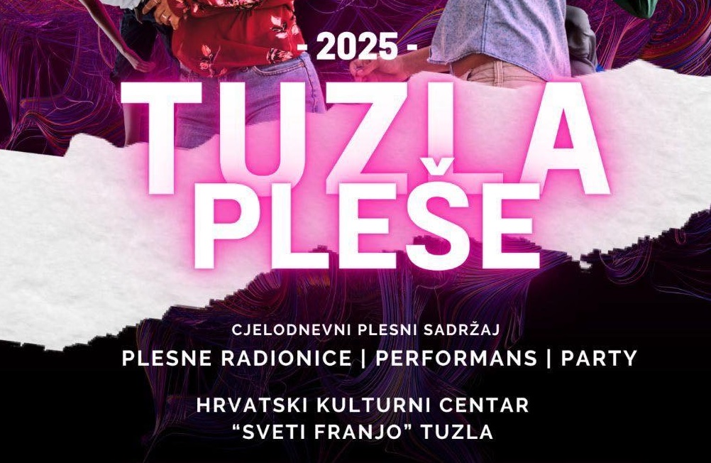 Cjelodnevna manifestcija „Tuzla pleše 2025“ rasplesat će Tuzlu
